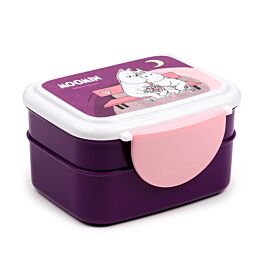 Fiambrera Táper Bento con Cierre en Click y Cubiertos Mumin Moomin