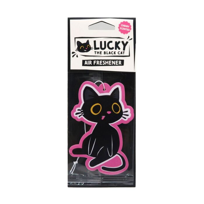 Ambientador de Coche Lucky the Black Cat Cereza 