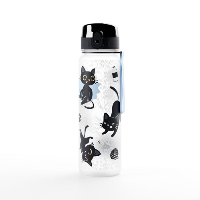 Botella de Agua Inastillable Lucky The Black Cat 600ml