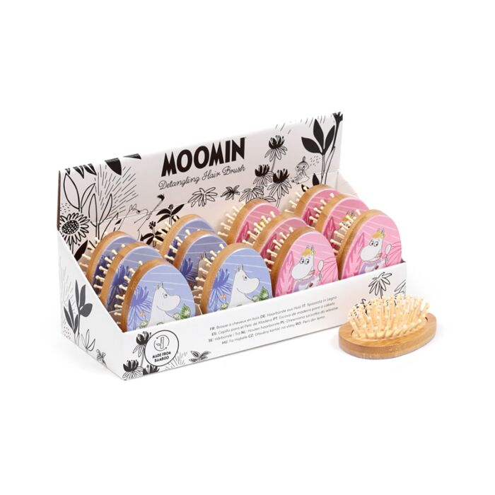 Cepillo de Pelo de Bambú con Forma de Mumin Tammi Moomin