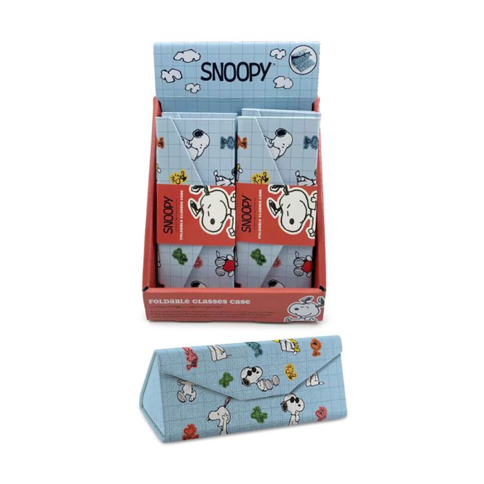 Funda para Gafas Plegables Peanuts Snoopy & Woodstock 