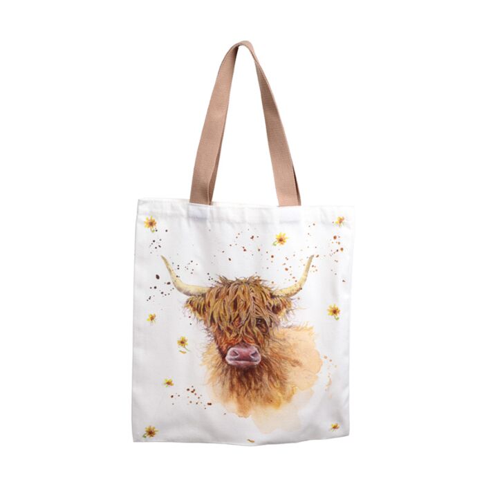 Tote Bag Reutilizable Vaca Escocesa Highland Coo