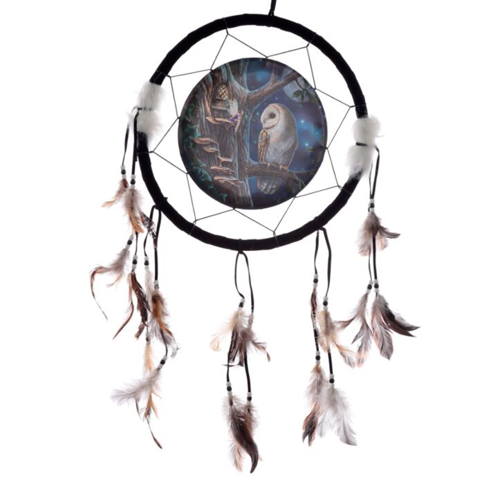 Atrapasueños Búho y Hada de Cuento de Hadas Lisa Parker 33cm