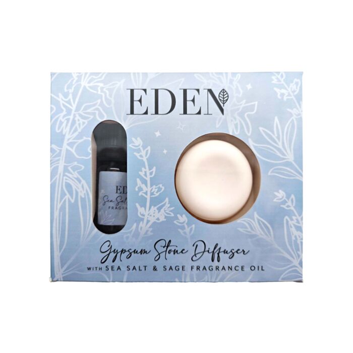 Set de Difusor de Piedra y Aceite de Sal Marina y Savia 
