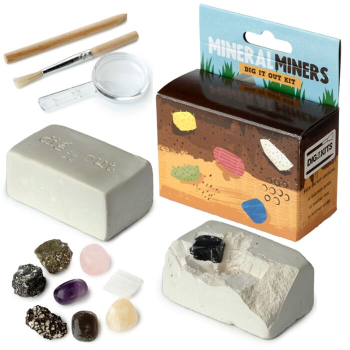 Kit de Excavación Rocas, Minerales y Gemas