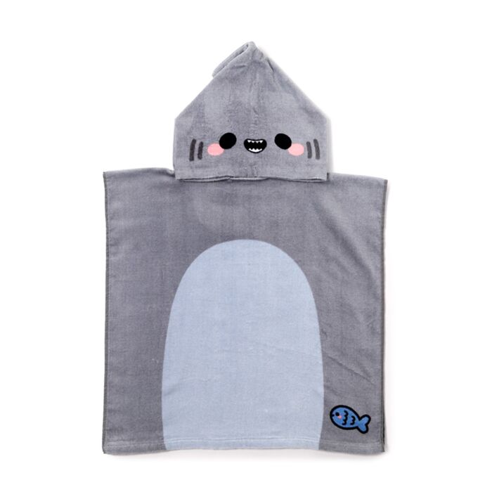 Poncho Toalla con Capucha El Tiburón Archie Adoramals 
