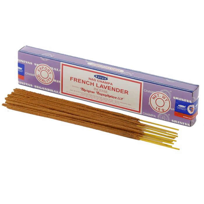 01353 Varillas de Incienso Satya Nag Champa French Lavender