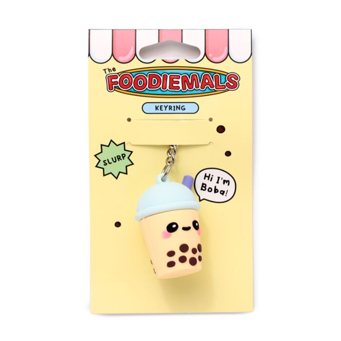 Llavero 3D de PVC Boba Té con Burbujas Foodiemals