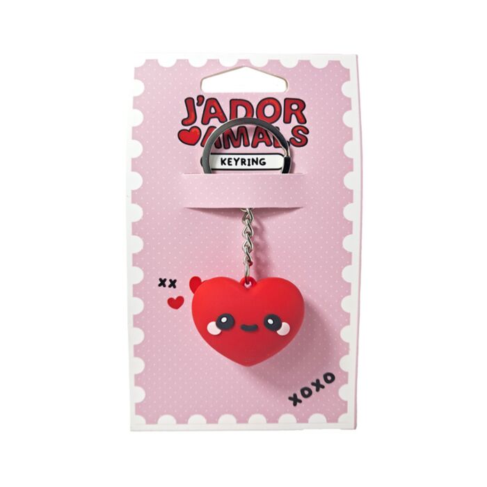 Llavero 3D de PVC Corazones Amore