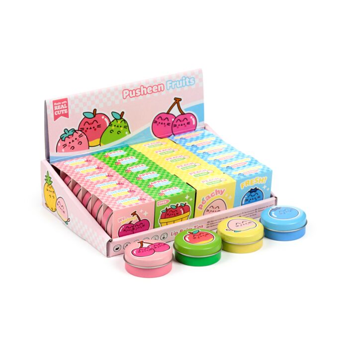 Bálsamo Labial en Lata Gato Pusheen Frutas
