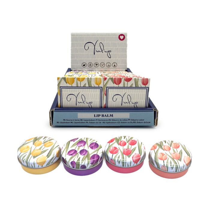 Bálsamo Labial en Lata Tulips Tulipanes