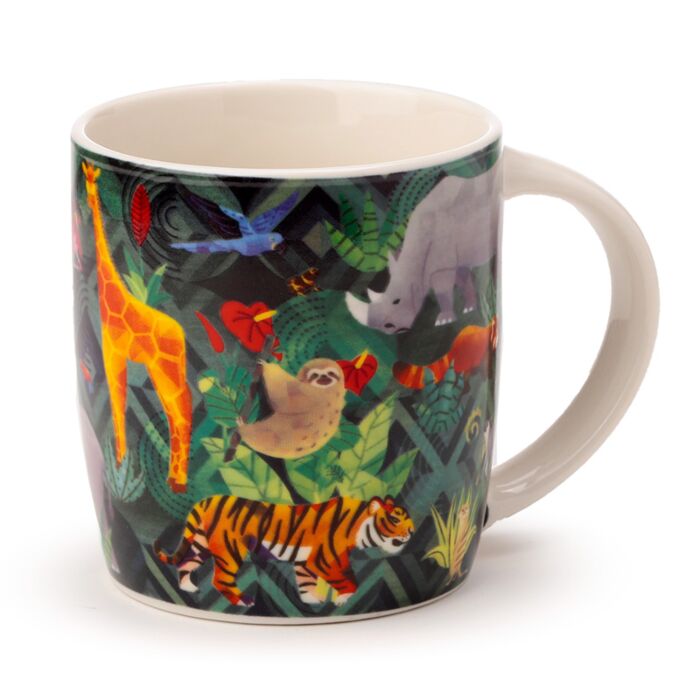 Taza de Porcelana Reino Animal