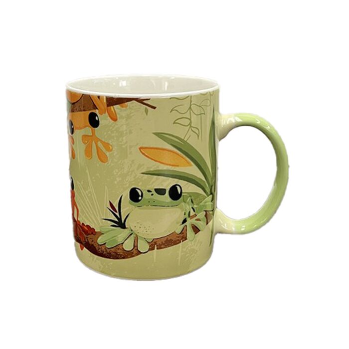 Taza de Porcelana Ranas Tropicales