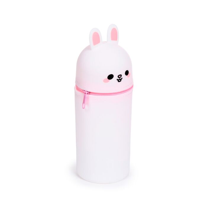 Estuche de Silicona con Cremallera Frances El Conejo Adoramals