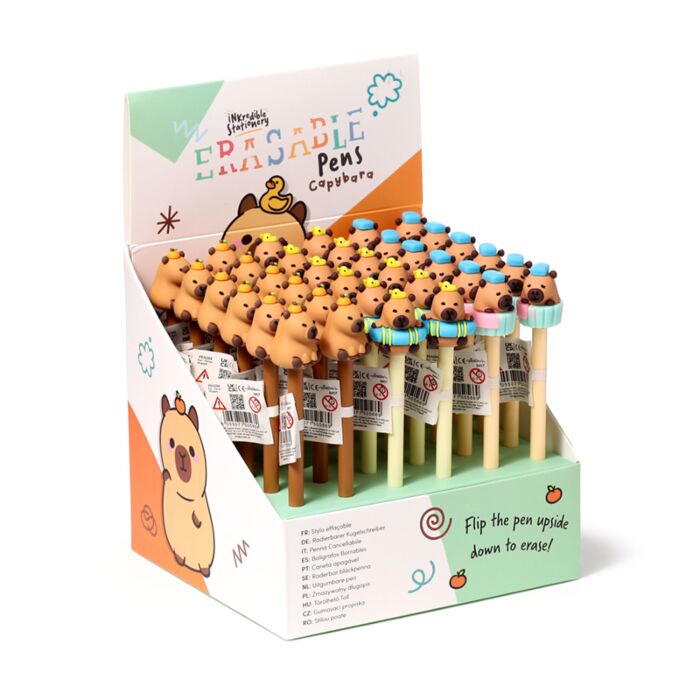 Bolígrafo Borrable Inkredible con Tope Capibara 