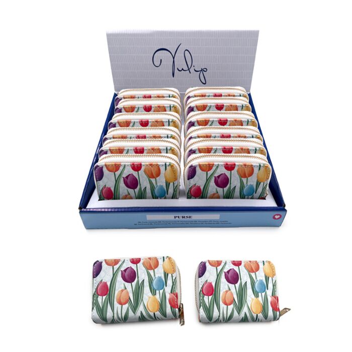 Cartera con Cremallera Tulips Tulipanes 