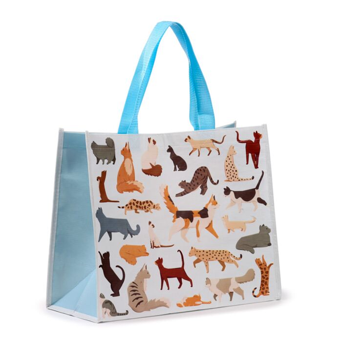 Bolsa de la Compra Reutilizable RPET Gato Feline Fine 