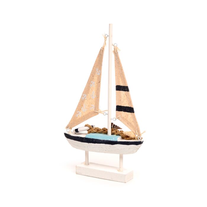 Barco de Vela con Ancla 