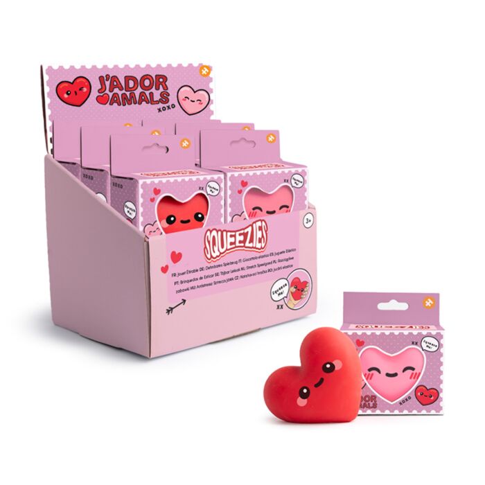 Juguete Estrujable Corazón J´Adoramals