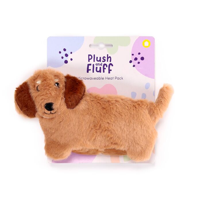 Peluche Térmico de Semillas para Microondas Perro Salchicha