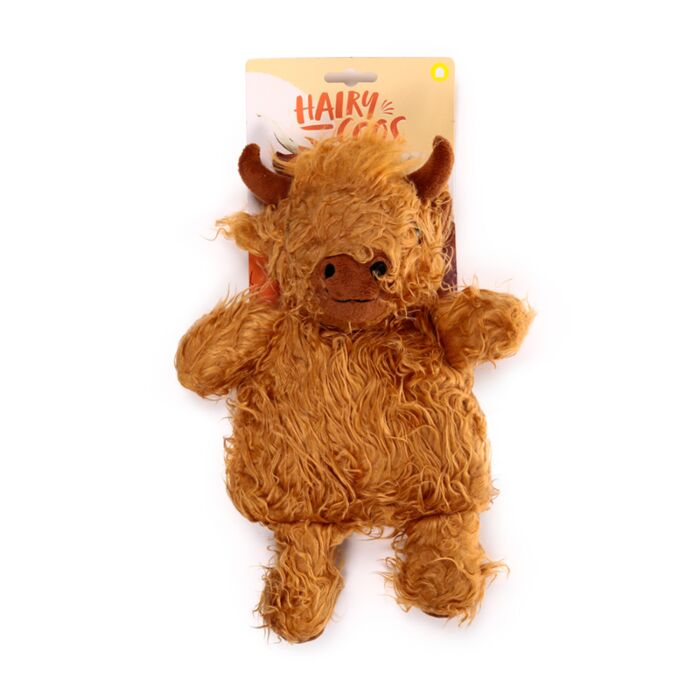 Peluche Térmico de Semillas para Microondas Vaca Escocesa de las Highlands Coo