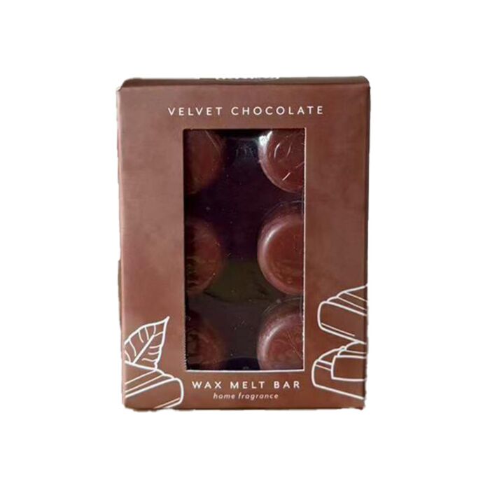 Set de 6 Ceras Artesanales Chocolate Terciopelo