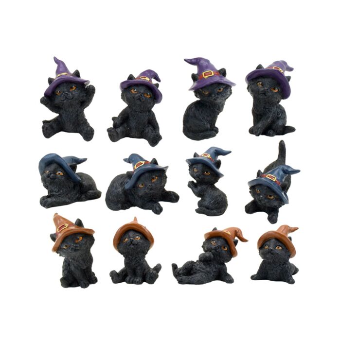 Figuras de Colección Gato Negro de Bruja