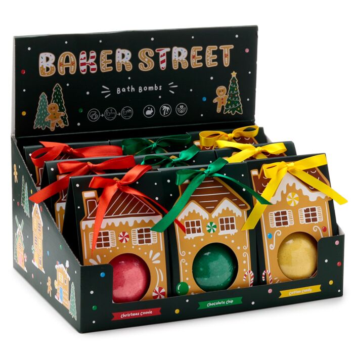 Bomba de Baño en Caja de Regalo Navidad Galleta de Jengibre