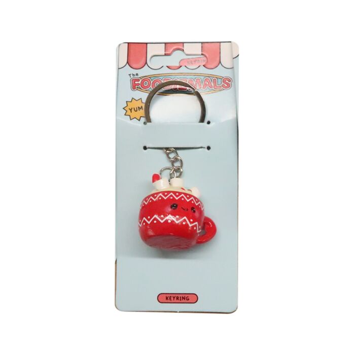 Llavero 3D Foodiemals Aspen El Chocolate Caliente