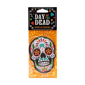 Ambientador de Coche Día de los Muertos Naranja