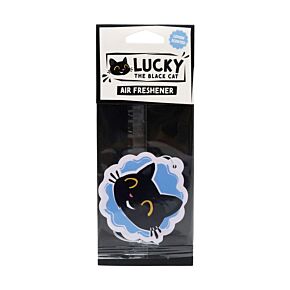Ambientador de Coche Lucky the Black Cat Limón  