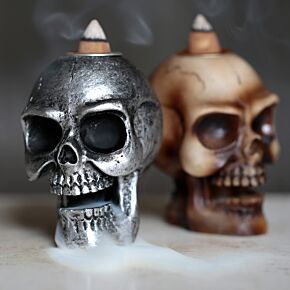 Quemador de Incienso de Reflujo Calavera