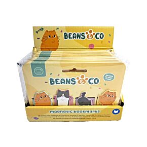 Set de Marcapáginas Magnéticos Gatos Beans & Co