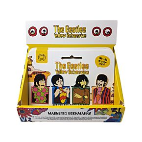 Set de Marcapáginas Magnéticos Los Beatles Submarino Amarillo/Yellow Submarine