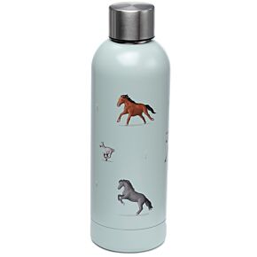 Botella Térmica de Acero Inoxidable Caballos Granja Escuela Willow 530ml