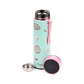 Botella Termo con Termómetro El Gato Pusheen 