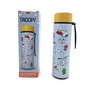 Botella Termo con Termómetro Peanuts Snoopy & Woodstock