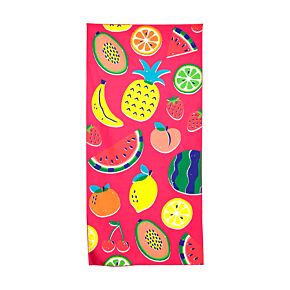 Toalla de Playa de Microfibra Frutas de Verano 