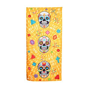 Toalla de Playa de Microfibra Día de los Muertos 