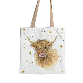 Tote Bag Reutilizable Vaca Escocesa Highland Coo