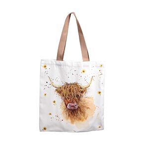 Tote Bag Reutilizable Vaca Escocesa Highland Coo