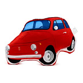 Cojín de Peluche con Forma de Coche Fiat 500 Rojo