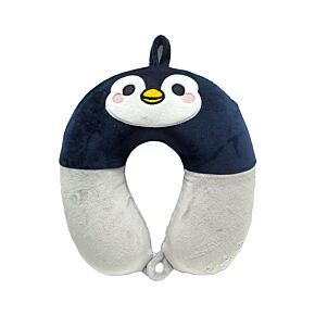 Almohada de Viaje Kids con Memoria de Forma Relaxeazzz El Pingüino Chip Adoramals 