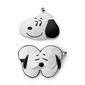 Almohada de Viaje con Antifaz Relaxeazzz Peanuts Snoopy