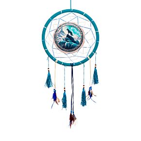Atrapasueños Espíritu de la Manada de Lobos 33cm