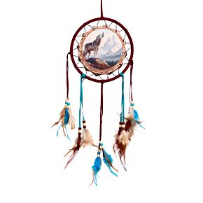 Atrapasueños Lobo de Montaña 16cm