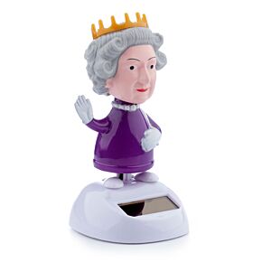 Muñeco Solar Reina de Inglaterra