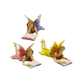 Figura de Hada Flor Daydream Leyendo