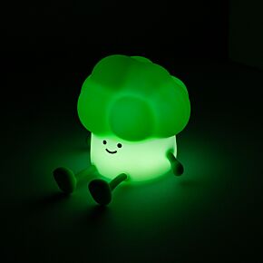 Lámpara LED Foodiemals Brócoli con Luz Nocturna y Soporte para Móvil