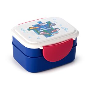 Fiambrera Táper Bento con Cierre en Click y Cubiertos Minecraft Ajolote Fiambrera Táper Bento con Cierre en Click y Cubiertos Minecraft Ajolote